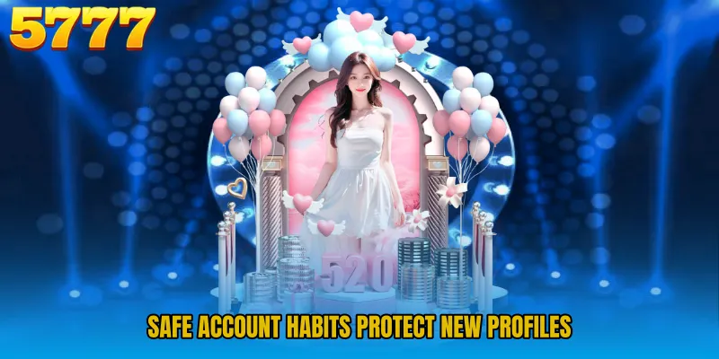 Safe account habits protect new profiles